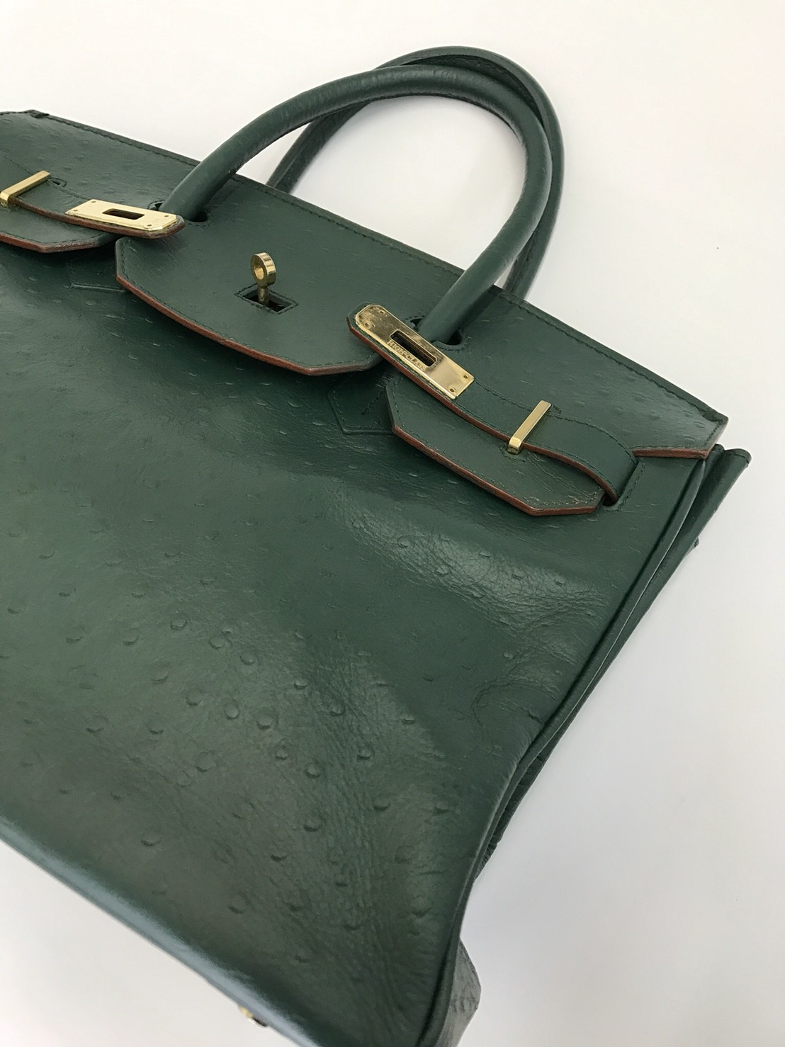HERMES（エルメス）バーキン オーストリッチ　修理後