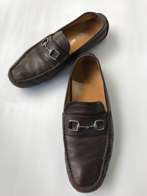 GUCCI（グッチ）革ローファー　修理後