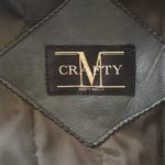 CRAFTY (クラフティ)の革ジャケットを綺麗に染め直し
