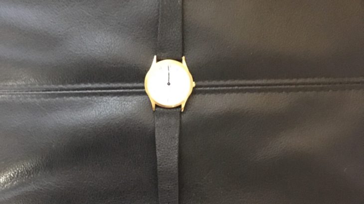 TIFFANY&Co.(ティファニー)腕時計の革ベルトを作製