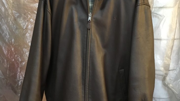 Ralph Lauren(ラルフ ローレン)革ジャケットの全体補修&同色染め直し