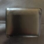 GANZO(ガンゾ)二つ折り財布の汚れ、色落ちを全体補修&黒にカラーチェンジ