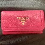 PRADA(プラダ)キーケースの黒ずみを全体補修＆染め直し