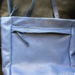 genten(ゲンテン)3wayバッグをグレーから青紫色にカラーチェンジ