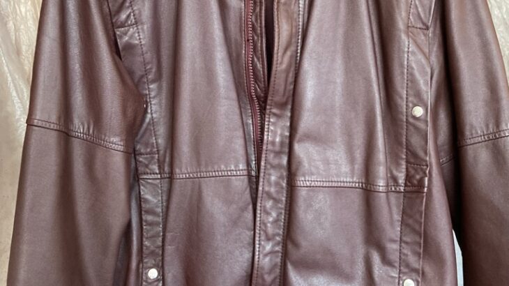 ANTESCO(アンテスコ)牛革ジャケットのスレ、色褪せを全体補修&染め直し