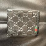 GUCCI(グッチ)二つ折り財布(黒)のスレを全体補修&染め直し