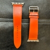 HERMES(エルメス)時計ベルトの汚れ、変色を全体補修&染め直し